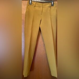 Ann Taylor Mustard Yellow Skinny Pants